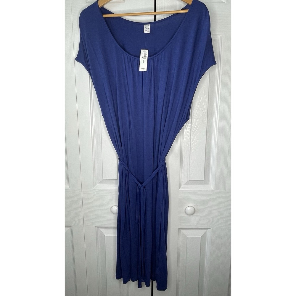 Old Navy NWT Cap‎ Sleeve Dress Belted Size XXL Basics Closet Staple Essential